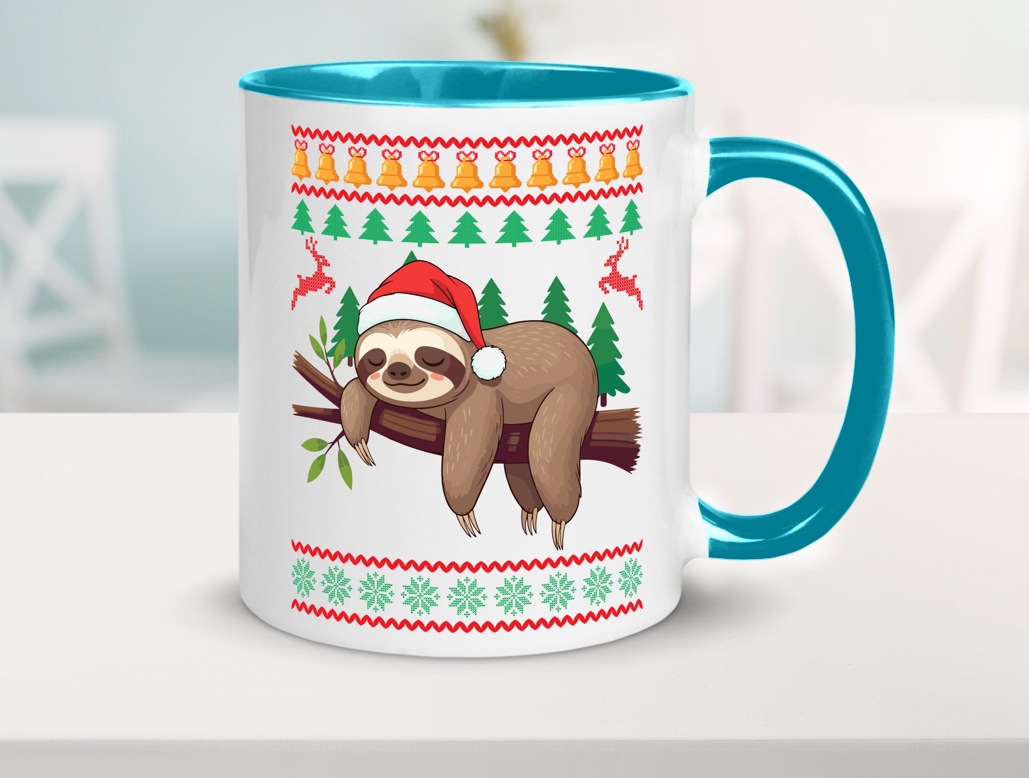 Ugly Christmas | Faultier Weihnachtsfaultier v2 lustig Tierliebhaber Humor