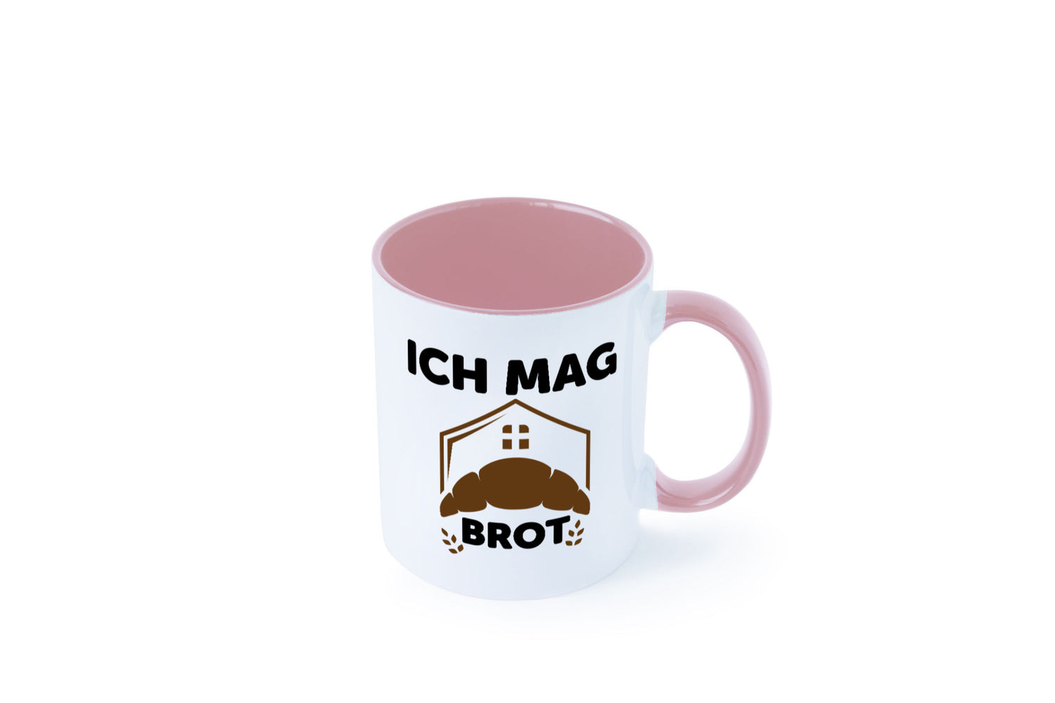 Ich mag Brot | Bäcker backen lustiger Spruch Geschenk Humor Geschenkidee Tasse