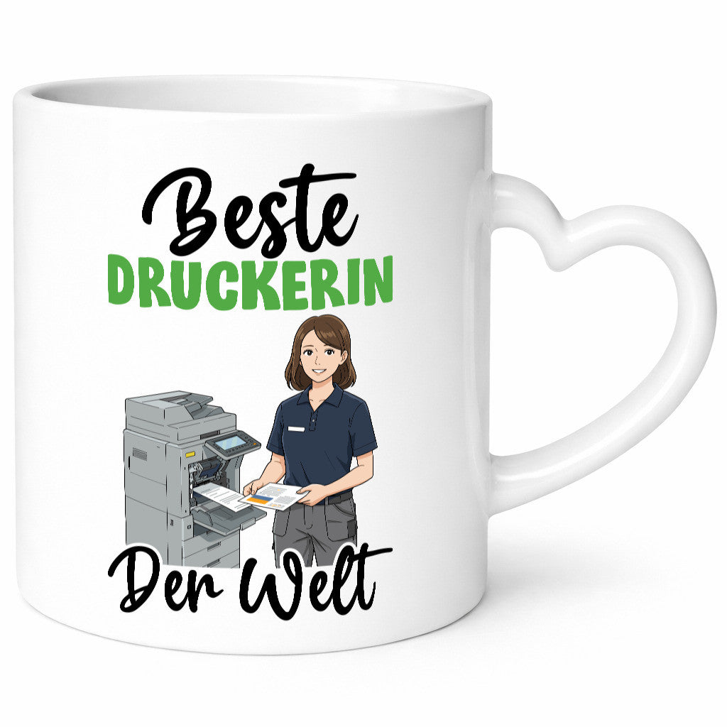 Beste Druckerin | Druckerei Print Medien v2 lustig Humor Geschenkidee Geschenk