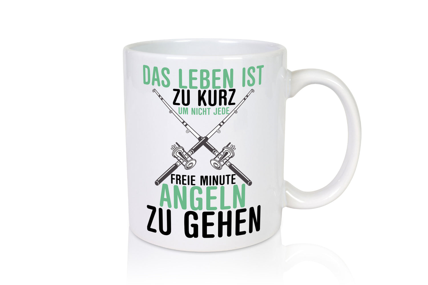 Das Leben ist zu kurz | Angeln Hobby Haken Fische Geschenk Humor Geschenkidee