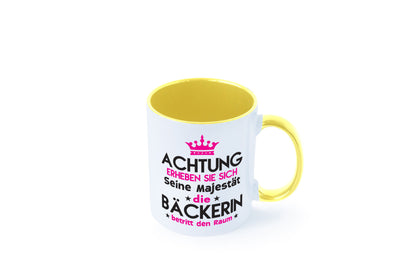 Seine Majestät Bäckerin | Bäckerei Frauen Backen Humor Geschenkidee Tasse