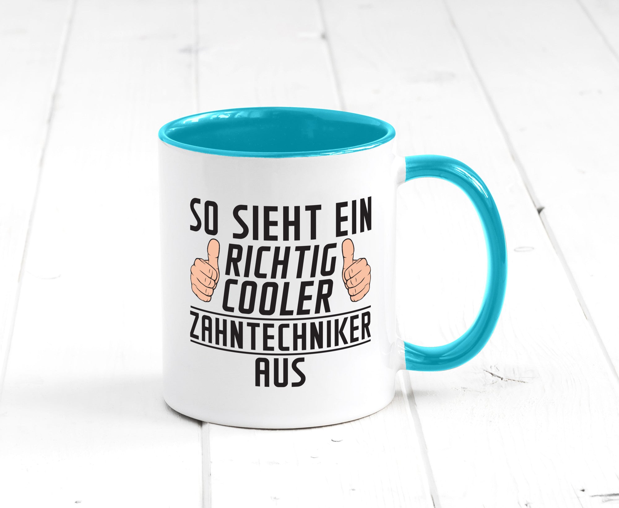 Richtig Cooler Zahntechniker | Zahnmedizin Geschenkidee Humor Tasse