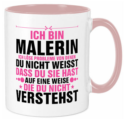Löse Probleme: Malerin | Malerinnen Humor Geschenkidee Tasse