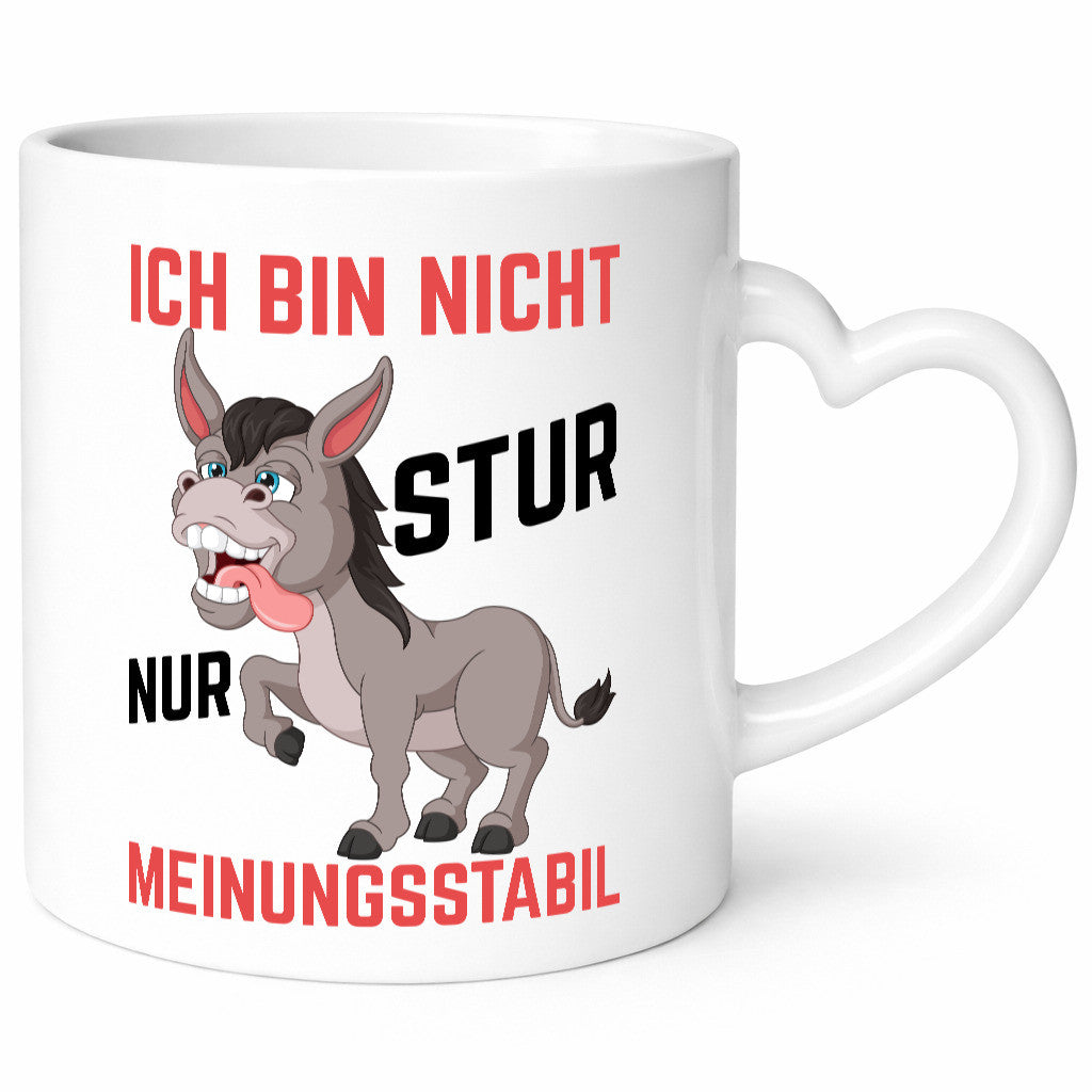 Ich bin nicht stur | Eigene Meinung Sturer Esel Comic Geschenk Humor