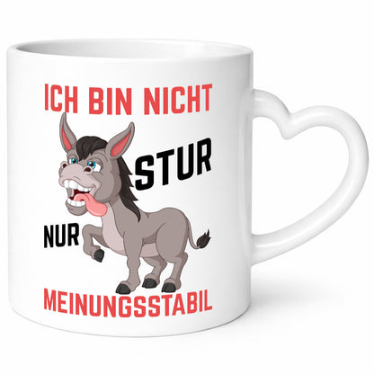 Ich bin nicht stur | Eigene Meinung Sturer Esel Comic Geschenk Humor