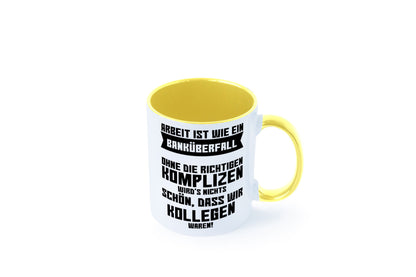 Arbeit | Kollegen Komplizen Jobwechsel Abschied Büro lustiger Spruch Geschenk
