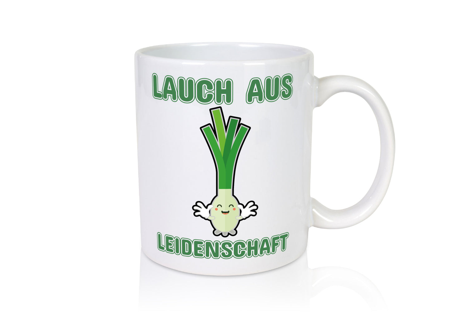 Ich bin ein Lauch lustig Humor Geschenkidee Geschenk Tasse