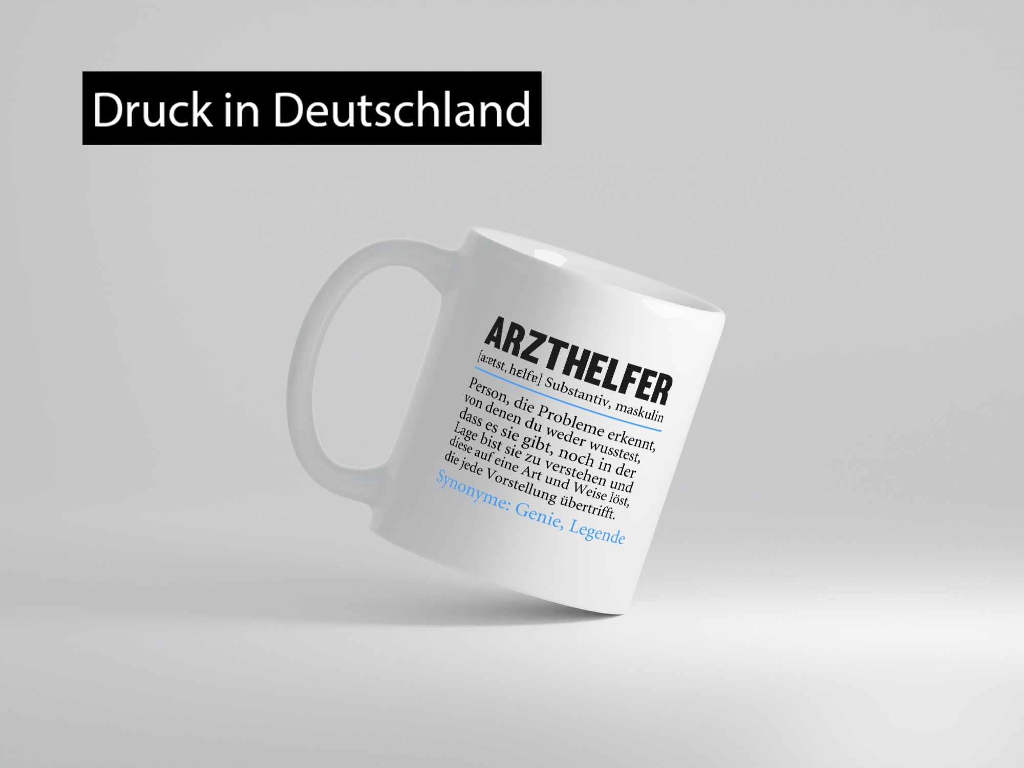 Arzthelfer | Beruf Fachangestellter Medizin Geschenk Arbeit Kollegen Büro