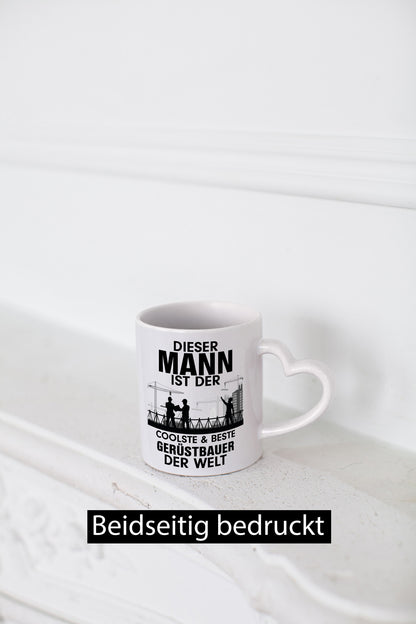 Coolster Gerüstbauer | Männer Tasse Baustelle lustiger Spruch Geschenk Humor