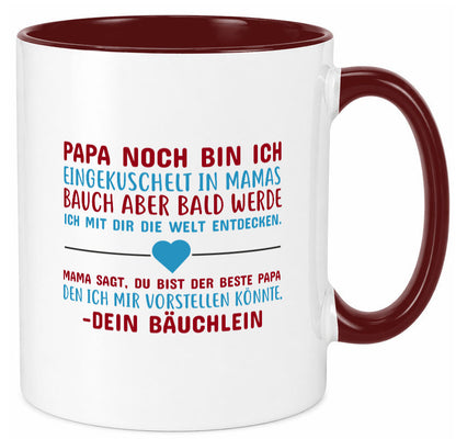 Schwangerschaft | Vaterschaft Tasse Papa Spruch Geschenk Familie Geschenkidee