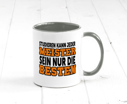 Meister | Handwerker Meisterprüfung Berufsabschluss Humor Arbeit Kollegen Büro