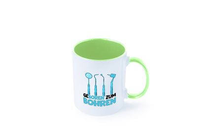 Geboren zum Bohren | Zahnarzthelferin Zahnarzt lustiger Spruch Geschenk Humor
