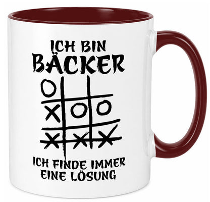 Ich bin Bäcker finde immer eine Lösung | Meister lustig Humor Geschenkidee