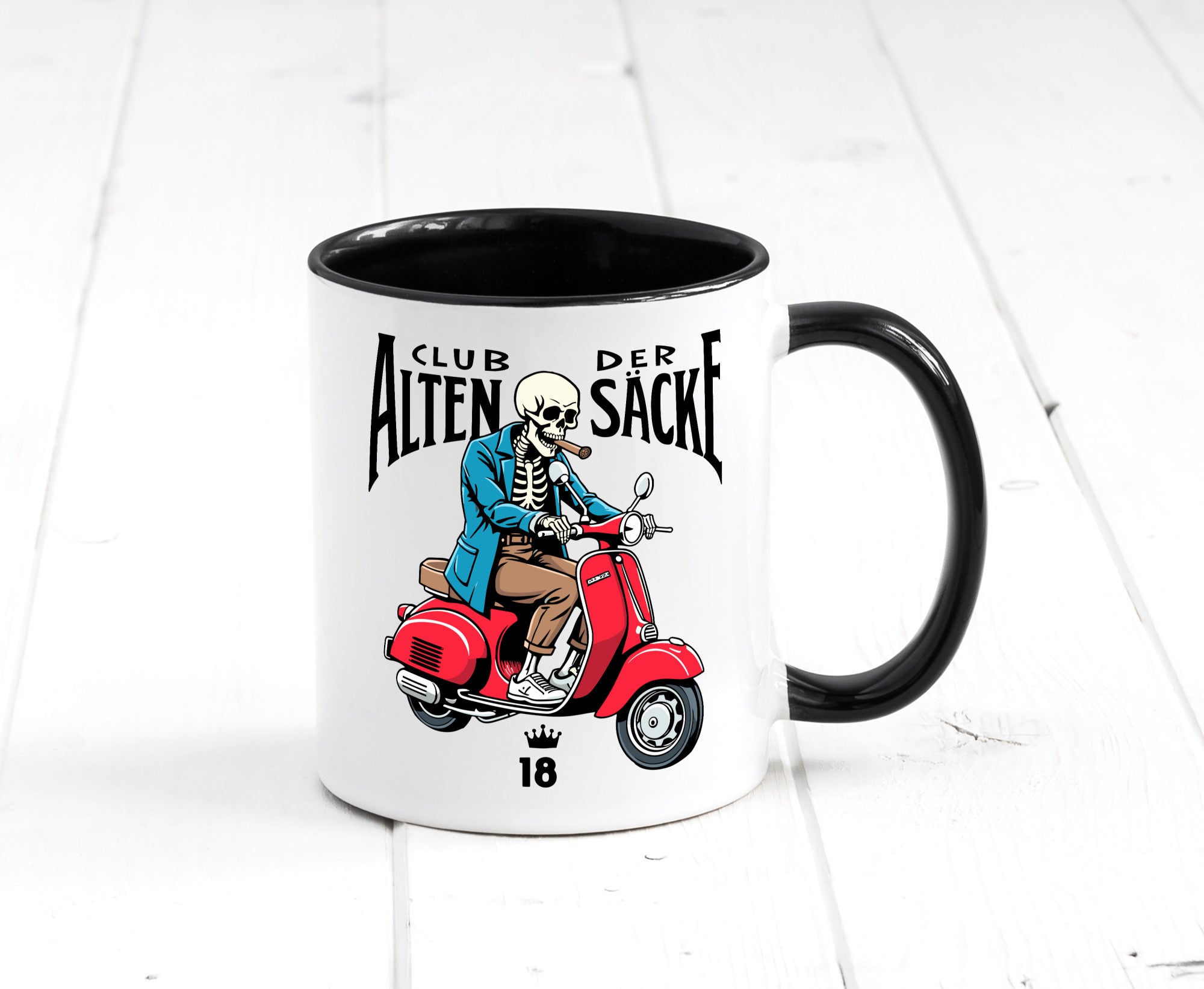 18. Geburtstag | 18 Jahre Club der alten Säcke Geschenkidee Humor Tasse