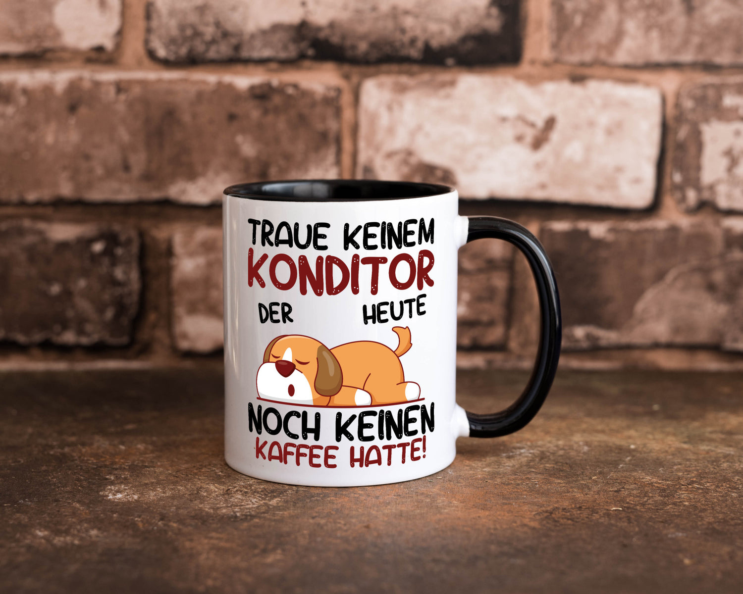 Traue keinem Konditor | Konditorei Humor Geschenkidee Tasse