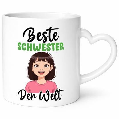 Beste Schwester | Groe kleine Geschenkidee Humor Tasse