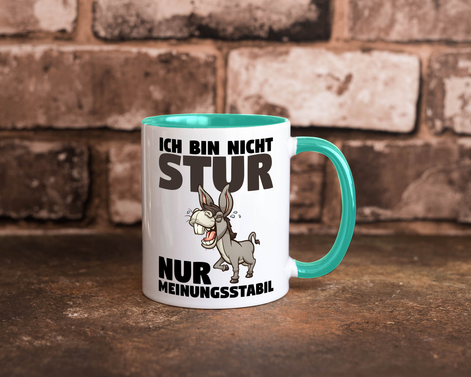 Sturer Esel | Sturkopf Tasse Dickkopf Spruch Humor lustiger Geschenk
