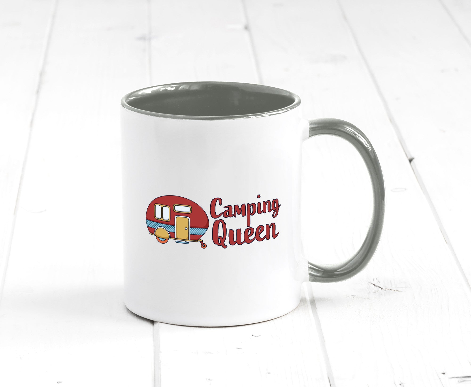 Camping Queen | Wohnanhänger Geschenk Humor Geschenkidee lustiger Spruch Tasse