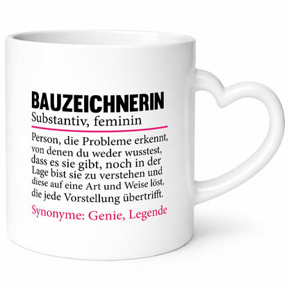 Bauzeichnerin | Spruch Beruf lustig Zeichnerin Arbeit Kollegen Büro Geschenk