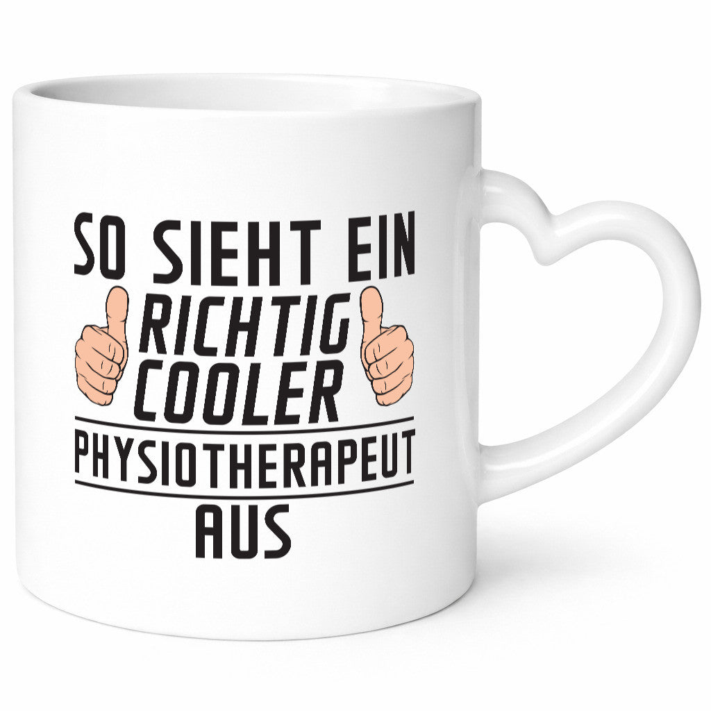 Richtig Cooler Physiotherapeut lustig Humor Geschenkidee Geschenk Tasse
