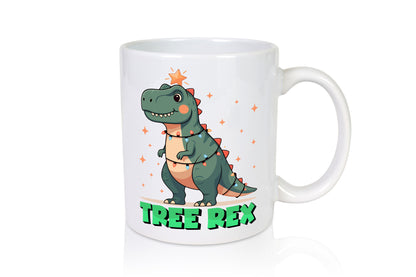 Tree Rex | Dinosaurier Weihnachten lustig Humor Geschenkidee Geschenk Tasse