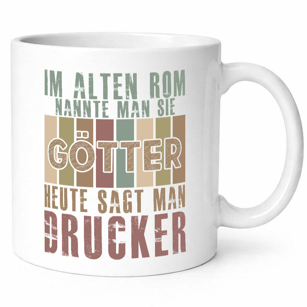 Heute sagt man: Drucker | Druckerei Print Medien Geschenk Humor Geschenkidee