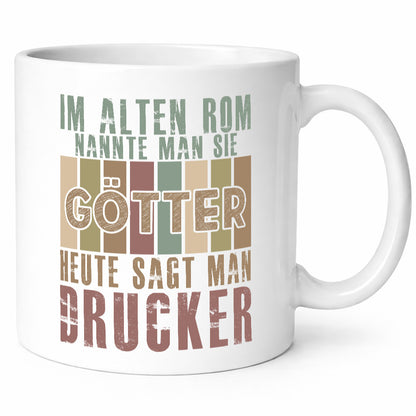 Heute sagt man: Drucker | Druckerei Print Medien Geschenk Humor Geschenkidee
