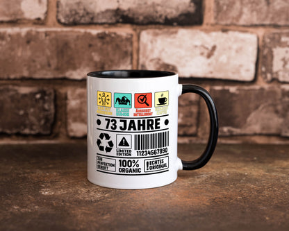 73. Geburtstag | 73 Jahre Humor Limited Edition Geschenkidee Tasse