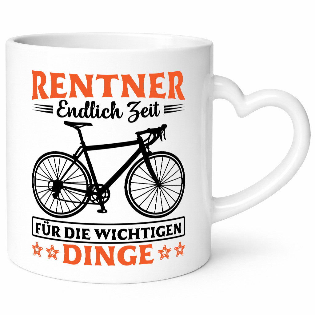 Rentner | Zeit für wichtige Dinge Fahrrad lustig Ruhestand Jubiläum Geschenk