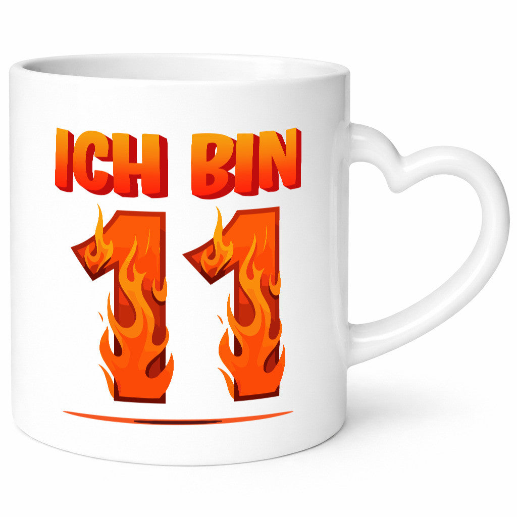 11. Geburtstag | 11 Jahre Drache Geschenk Geschenkidee lustiger Spruch Tasse