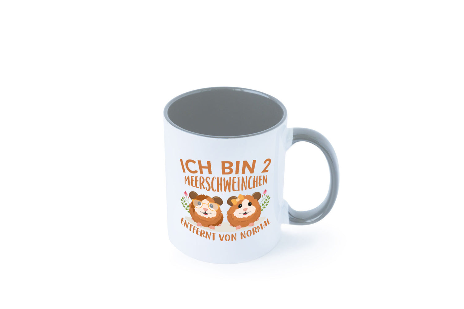 Zwei Meerschweinchen | Tierfreund Tasse Tier Liebe lustig Tierliebhaber Humor