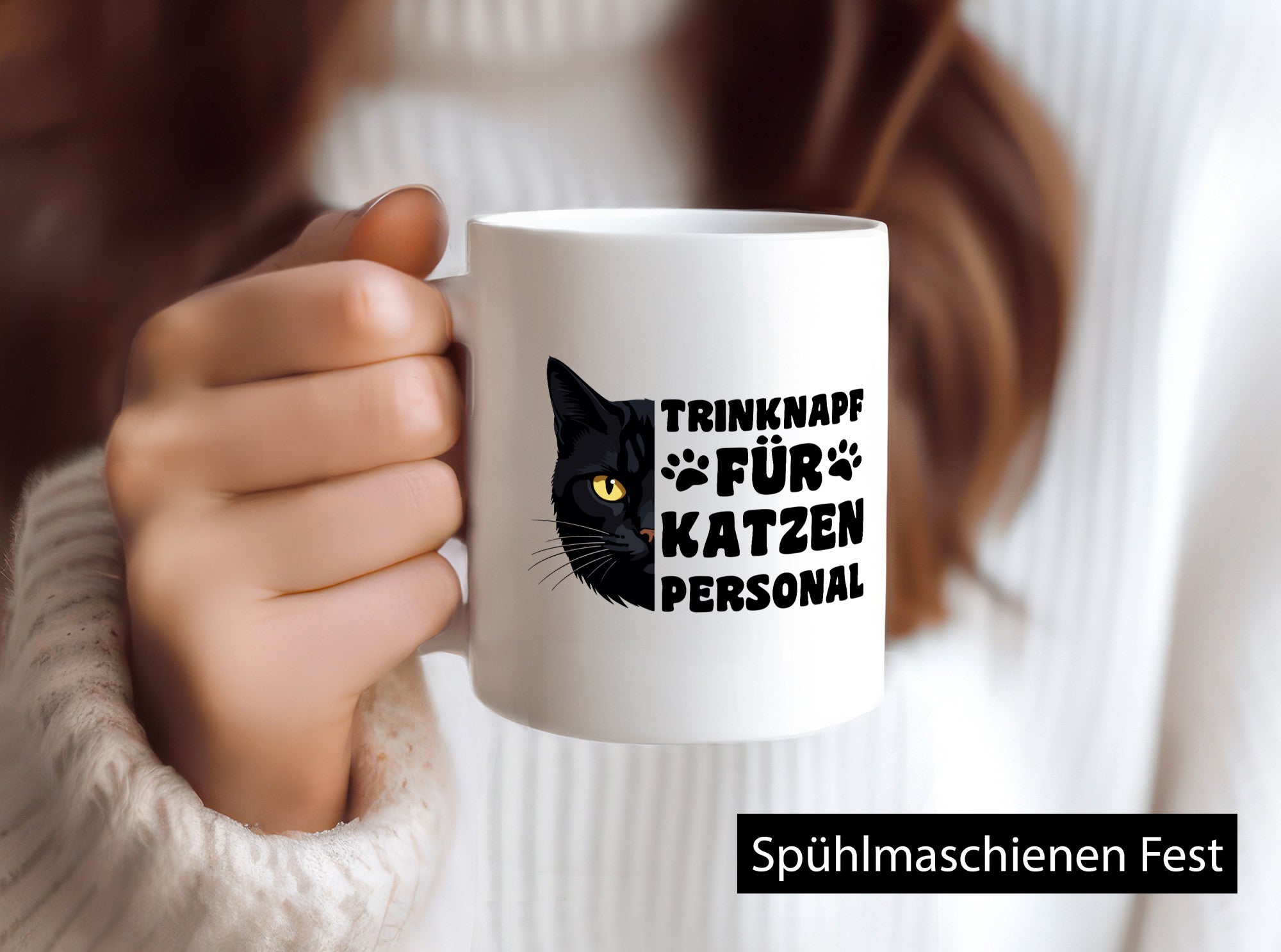 Katzen Personal | Katzenbesitzer Tasse Katze Humor vl9 Geschenkidee