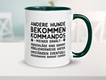 Hunde Training | Hundebesitzer Tasse Hundekommando lustig Tierliebhaber Humor