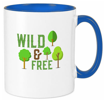 Wild and free | Freiheit Camper Hobbycamper Geschenkidee Humor Tasse