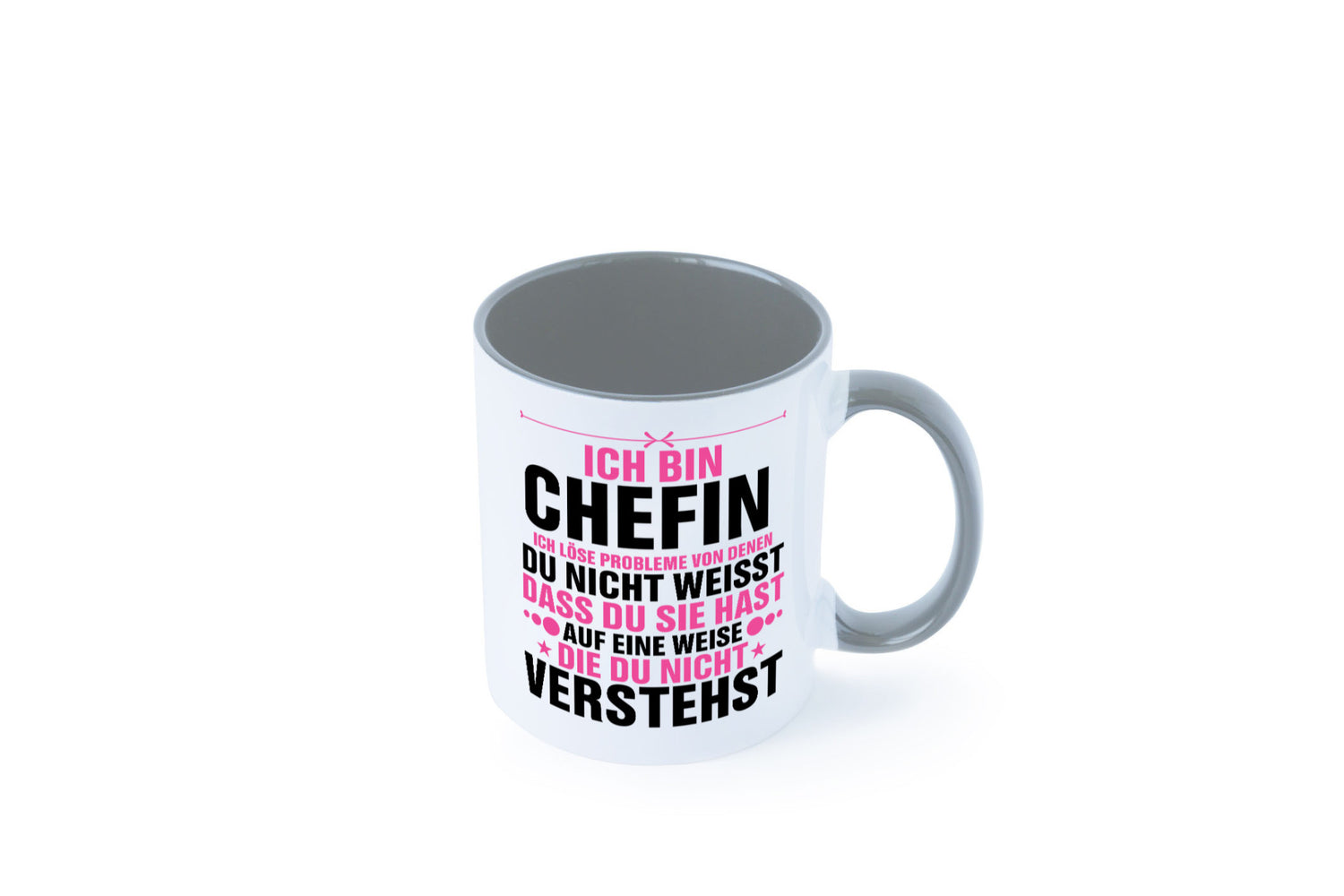 Löse Probleme: Chefin | Führungskraft Vorgesetzte lustiger Spruch Geschenk
