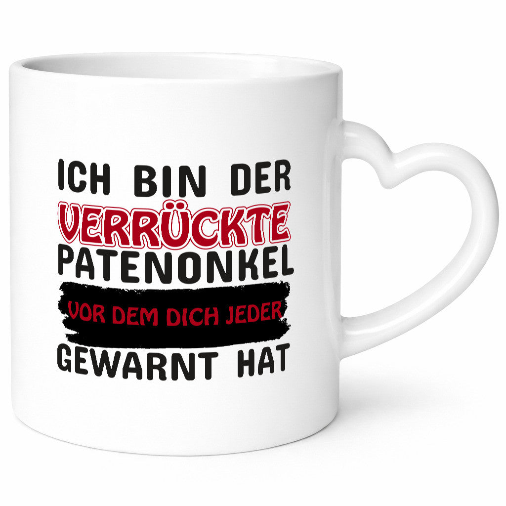 Verrückter Patenonkel | Onkel Tasse Verwandtschaft Geschenk Humor Geschenkidee