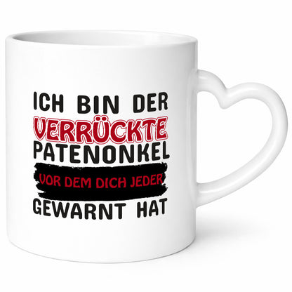 Verrückter Patenonkel | Onkel Tasse Verwandtschaft Geschenk Humor Geschenkidee