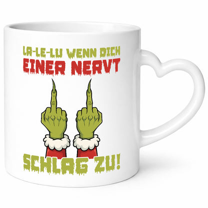 La Le Lu | Weihnachten Weihnachtsmuffel Lichter vl8 Geschenkidee Humor Tasse