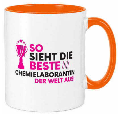 Die Weltbeste Chemielaborantin | Laborantin Chemie Humor Geschenkidee Tasse