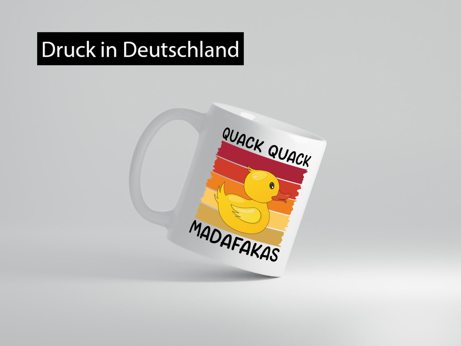 Quack Madafakas | Gummiente Ente Entchen v2 Humor Geschenkidee Tasse