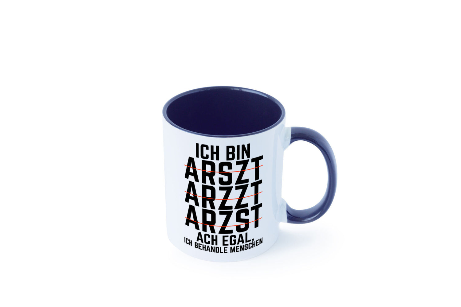 Ich bin Arzt | Rechtschreibung Klinik lustiger Spruch lustig Humor Geschenkidee