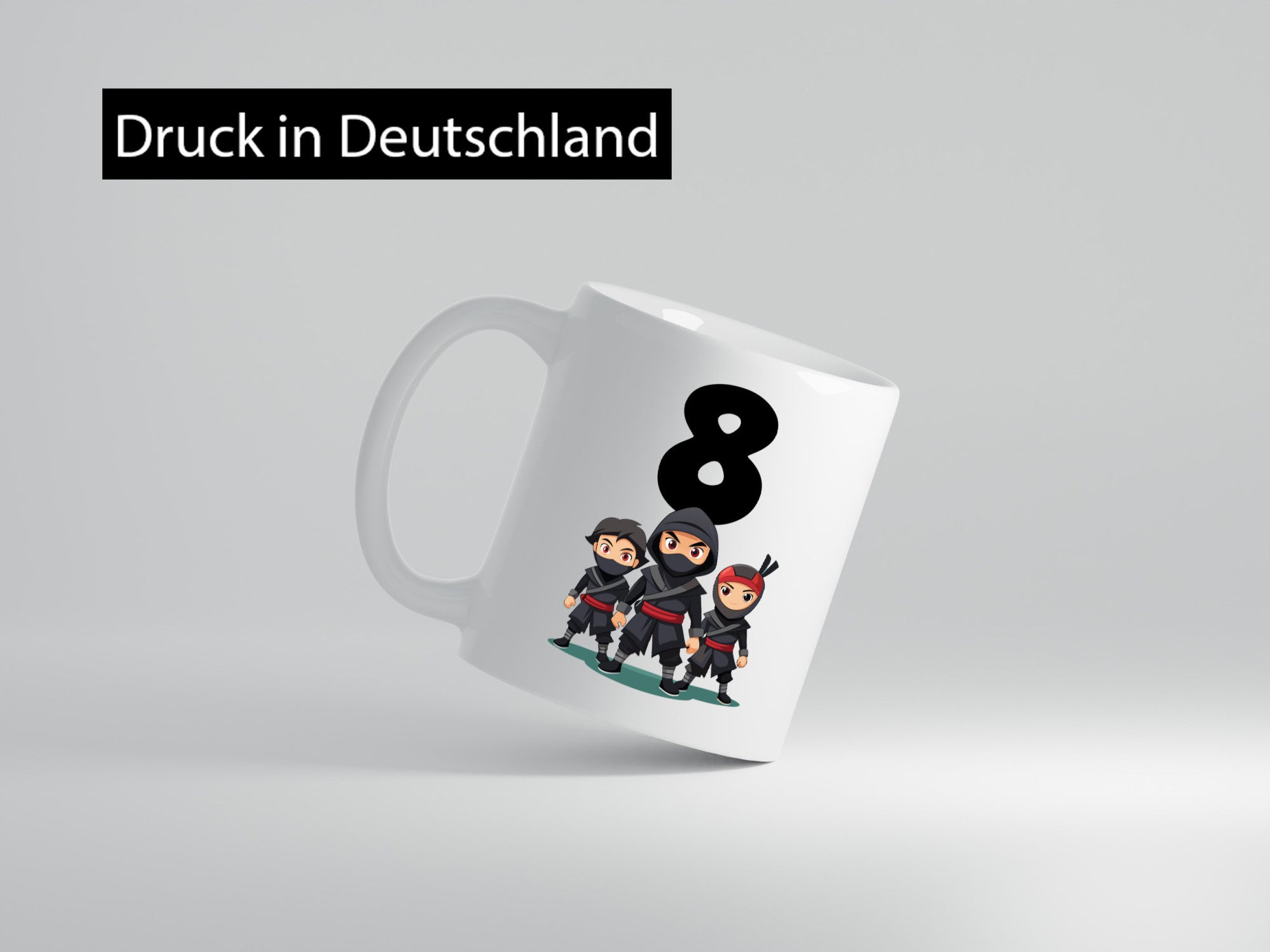 8. Geburtstag | 8 Jahre Ninja Geschenkidee Humor Tasse