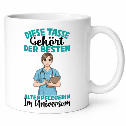Im Universum: Altenpflegerin | Pflegepersonal Pflege Geschenk Humor