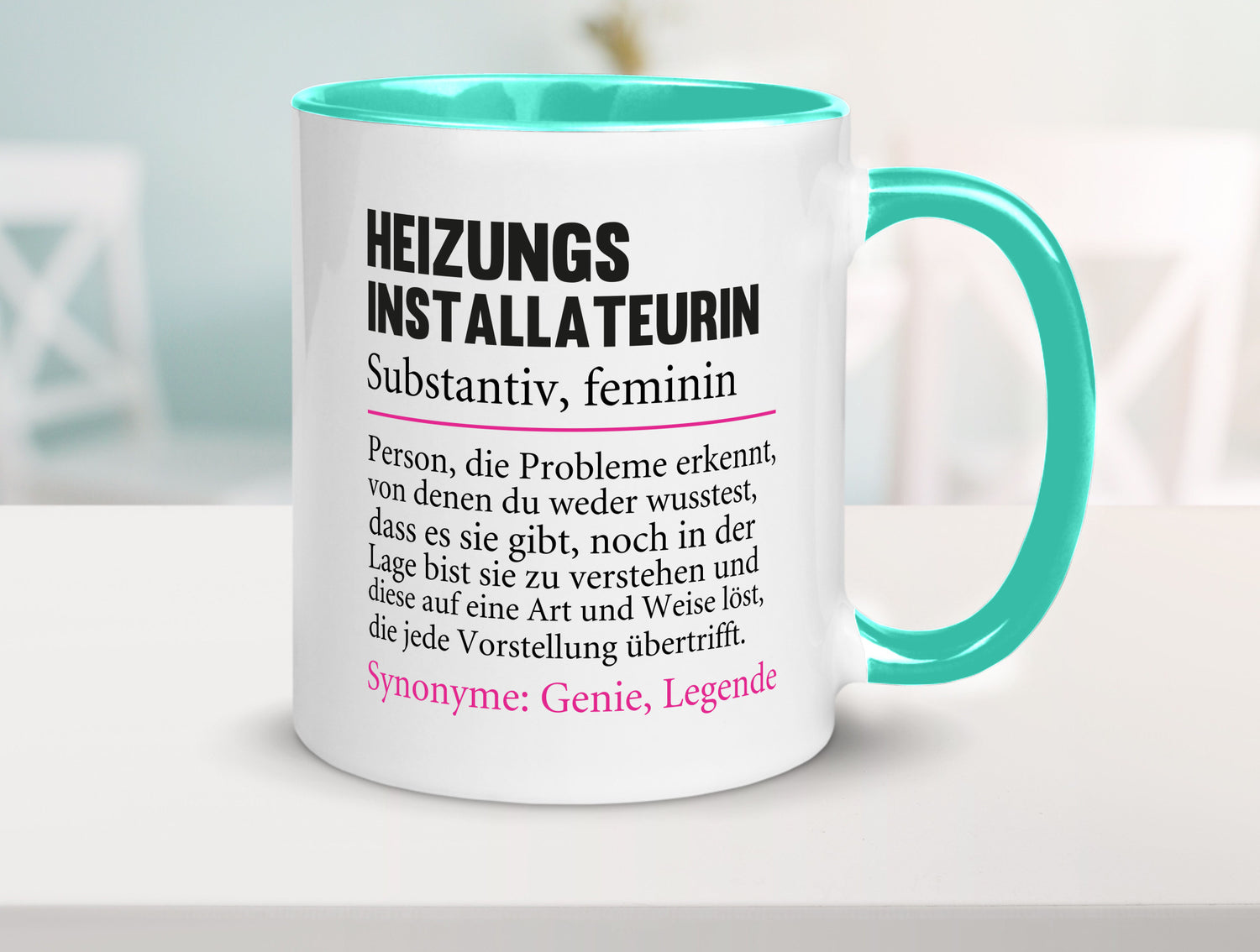 Heizungsinstallateurin | Beruf Spruch Heizung Geschenkidee Arbeit Kollegen Büro