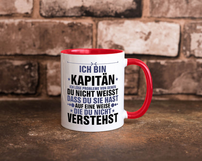 Löse Probleme: Kapitän | Schiffskapitän Schiff v2 Geschenk Humor Geschenkidee