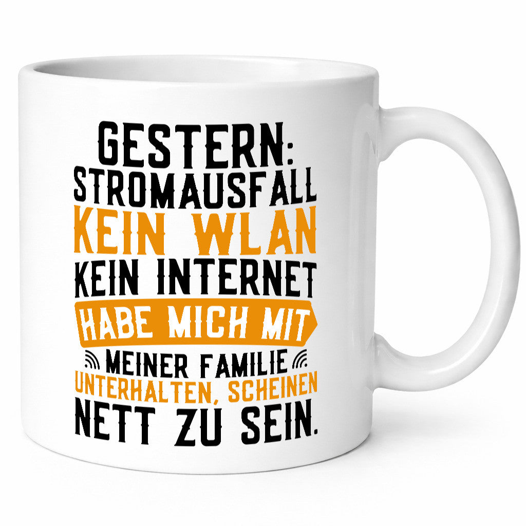 Stromausfall | Hab meine Familie kennengelernt lustig Geschenkidee Geschenk