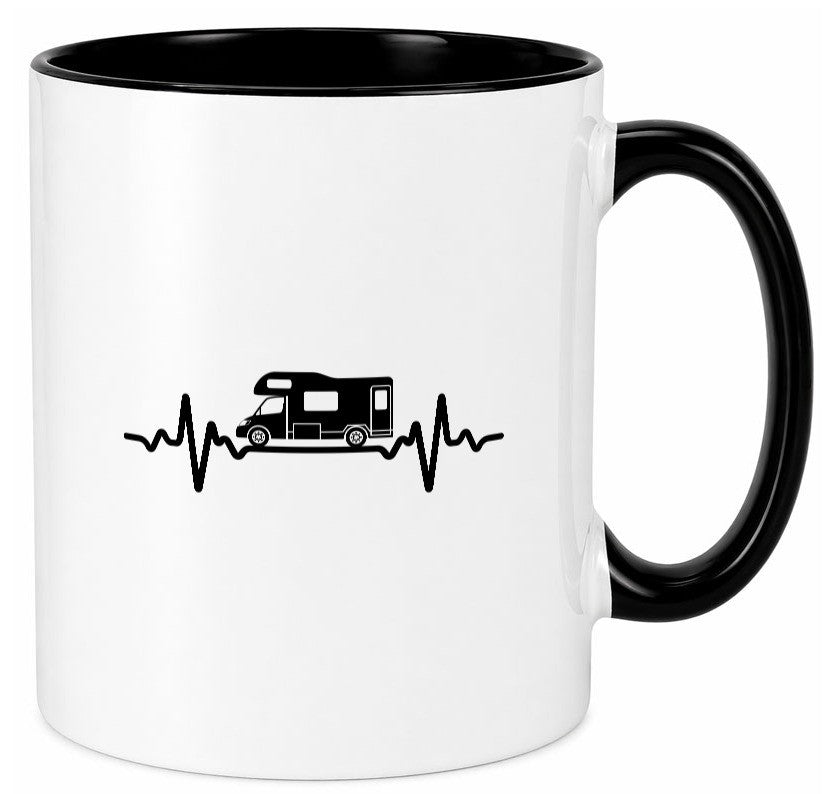Wohnmobil | Herzschlag lustiger Spruch Geschenk Humor Geschenkidee Tasse