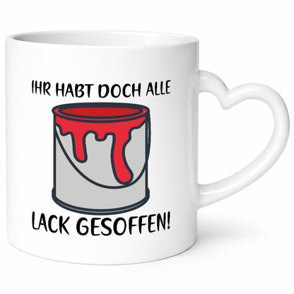 Lack gesoffen | Lackierer Witz Auto Werkstatt lustiger Spruch Geschenk