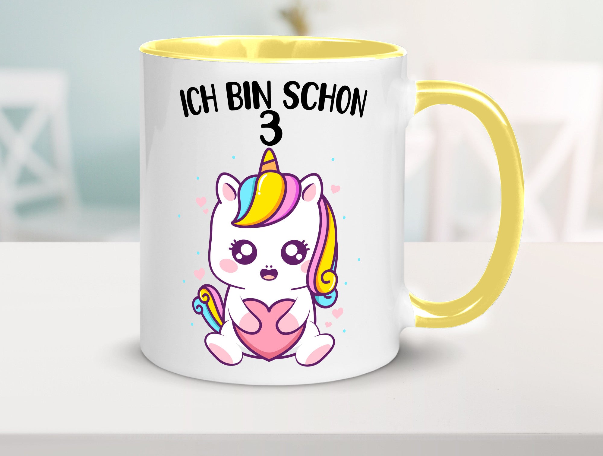 3. Geburtstag | Ich bin schon 3 Jahre Einhorn Mädchen lustig Geschenkidee