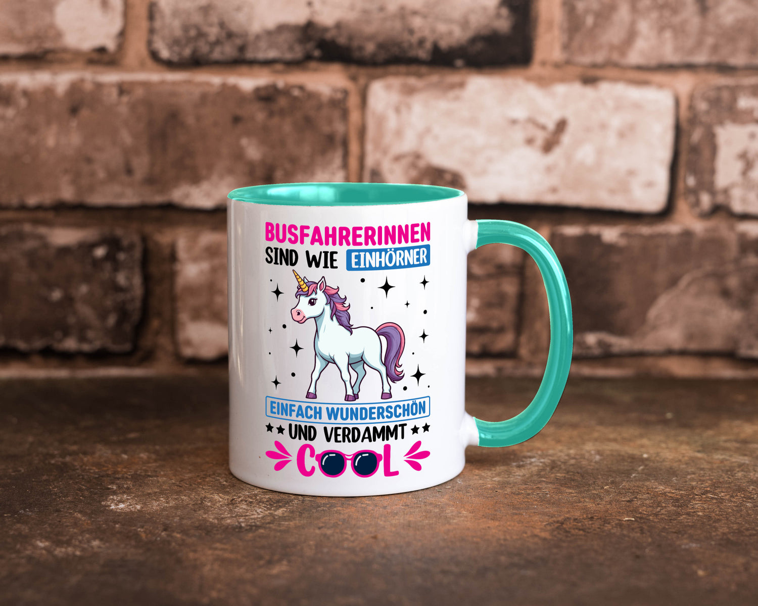 Bussfahrerinen sind wie einhorner | Einhorn Bussfahrerin Geschenkidee Humor